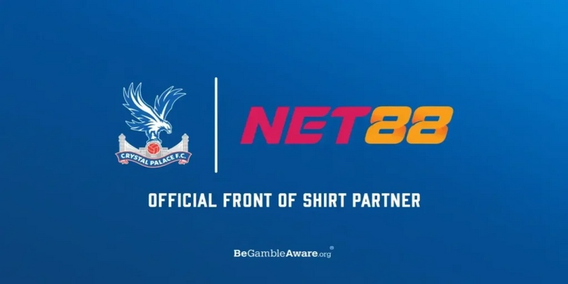 NET88 tài trợ áo đấu CLB Crystal Palace độc quyền 2 Net88 hỗ trợ CLB Crystal Palace qua áo đấu